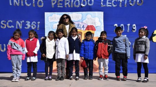 Jujuy: inician el ciclo lectivo en un "inhóspito" lugar de la Puna