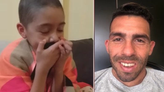 El emotivo mensaje con el que Tevez cumplió el sueño de Delfina, la nena que venció al cáncer