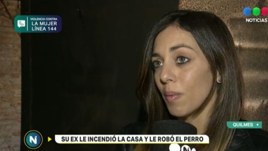 Su ex novio la amenazó de meurte, fingió un robo y le prendió fuego la casa