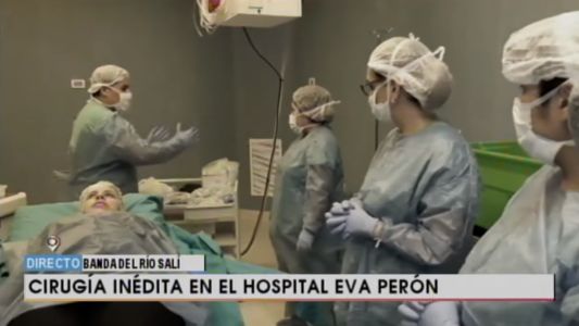 Realizaron una exitosa cesárea a una paciente alérgica al látex
