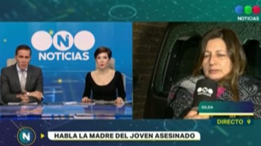 "Me mataron el único hijo que tengo" habló la mamá del joven asesinado por error