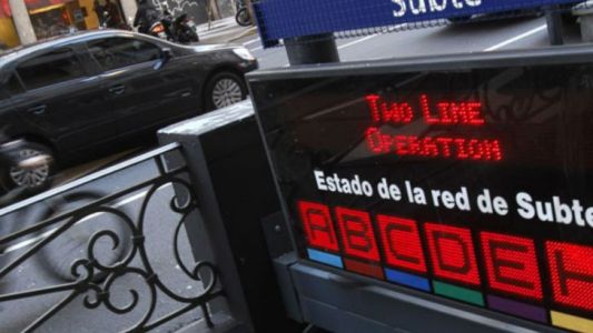 Confirmaron el paro de subte entre las 13 y las 17 de este viernes