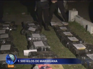 Secuestraron 1500 kilos de marihuana en el operativo "Aluminio Verde"