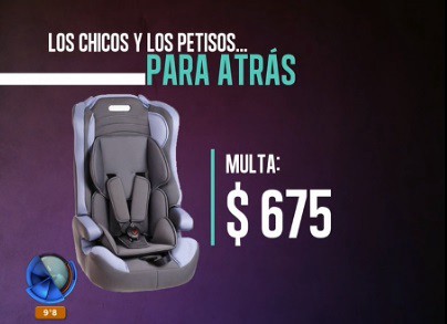 Infografía: datos útiles sobre la obligatoriedad del uso de butacas para niños