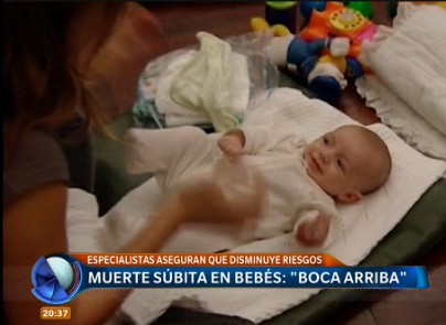 Bebés deben dormir siempre boca arriba para evitar la muerte súbita