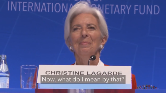 Con este video se despidió Christine Lagarde del FMI