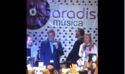 El video de Massa y Sagasti cantando un tema de Damas Gratis