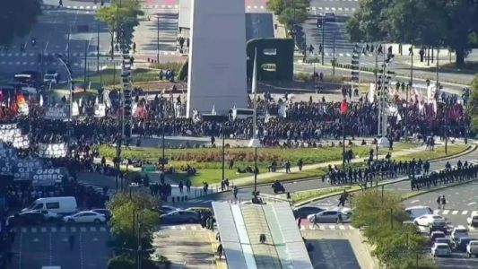 Jornada de protestas en la Ciudad de Buenos Aires
