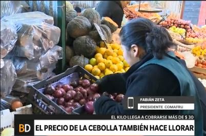 El precio de la cebolla también nos hace llorar