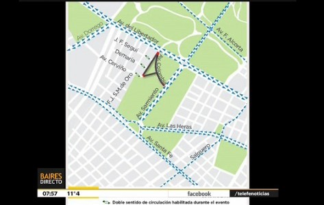 Cortes de calles en la Embajada de Estados Unidos por los festejos del 4 de Julio
