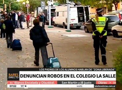 Denuncian ola de asaltos en el colegio La Salle: 14 en un mes