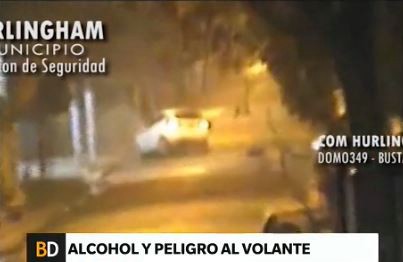 A más de 100km/h y de contramano por Hurlingham