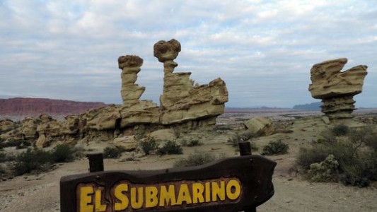 Por el viento se derrumbó una de las formaciones más famosas del Valle de la Luna