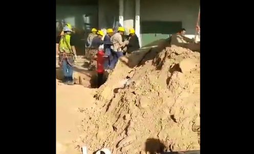Videos: así fueron los momentos posteriores al derrumbe en el aeropuerto de Ezeiza