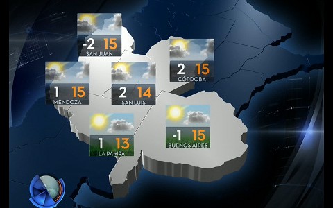 Miércoles con heladas y máxima de 15 grados