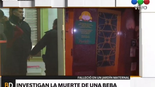 Conmoción por la muerte de una beba en un jardín maternal
