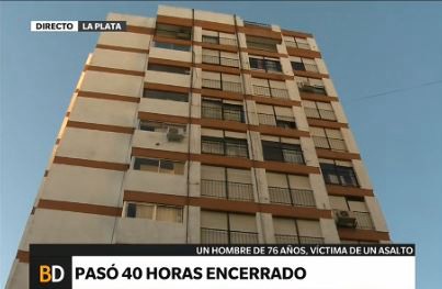 Un jubilado asaltado y golpeado pasó 40 horas encerrado