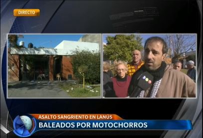 Motochorros balearon a un matrimonio en Lanús