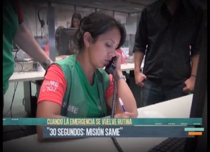 Exclusivo web 30 segundos: te mostramos la acción en el call center del SAME