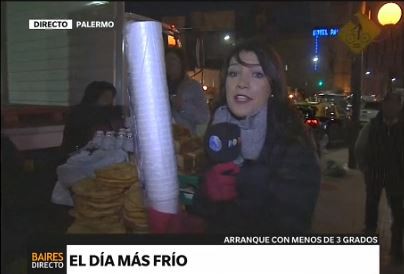 El día más frío: comenzó con menos de 3°C