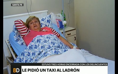 Le pidió un taxi al ladrón