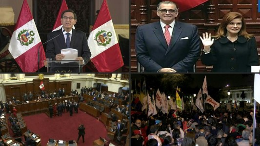 Presidente de Perú disuelve el Congreso, que responde suspendiéndolo