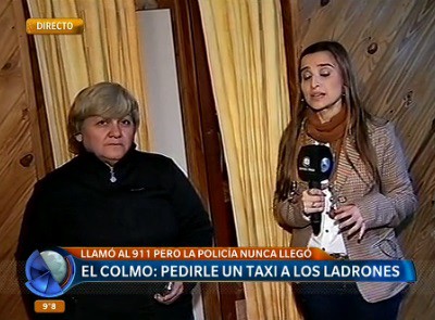 Le robó todo y la hizo llamarle un taxi para cargar sus cosas