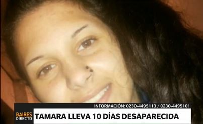 Tamara lleva 10 días desaparecida