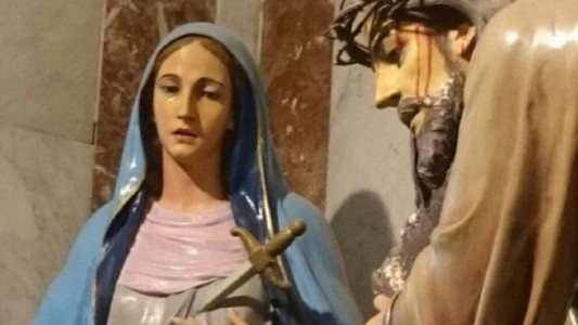 Conmoción en San Luis por el milagro de una Virgen que llora