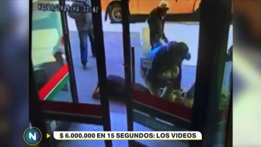 Seis millones en 15 segundos: así fue el golpe al blindado