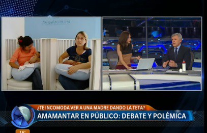 Amamantar en público: debate y polémica
