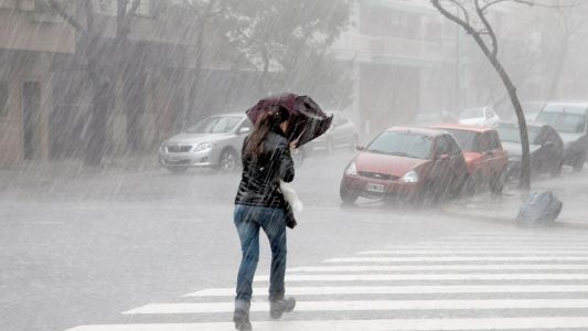 Viernes y sábado, con tormentas: mejora el domingo