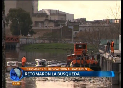 Riachuelo: sigue la búsqueda de dos personas y familiares reclaman más personal para hallarlos