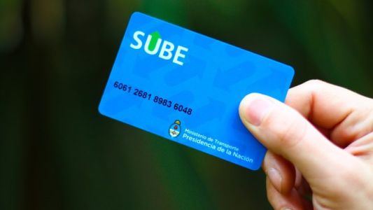 Tarjeta SUBE: ¿Cuánto es el saldo negativo?