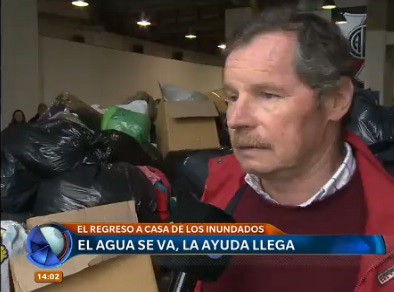 Abrazar al que lo necesita: la solidaridad se multiplica minuto a minuto