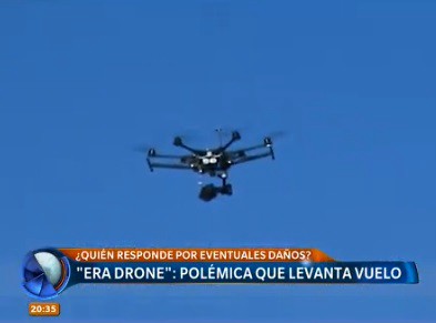 Capital: cayó un drone e hirió a dos mujeres