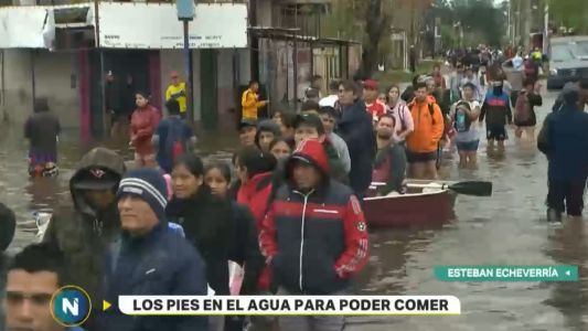 Quedan más de 3.400 evacuados en La Matanza y Esteban Echeverría