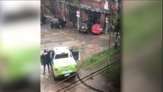 Así robaron un banco en San Francisco Solano