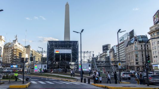 Cortes de tránsito por la marcha de Macri en el Obelisco