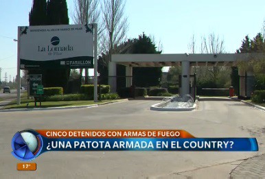 Armas en un country: cinco detenidos acusados de golpear a un vecino