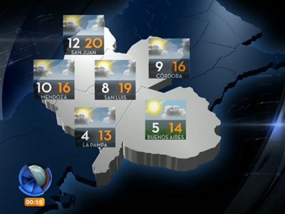 Alerta por vientos fuertes en un día que se anticipa con baja sensación térmica