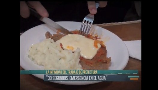 Exclusivo web 30 segundos: Milanesas a bordo