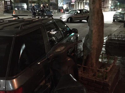 Espectacular choque en San Juan y San José