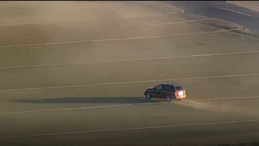 Una auténtica persecución a "campo traviesa"