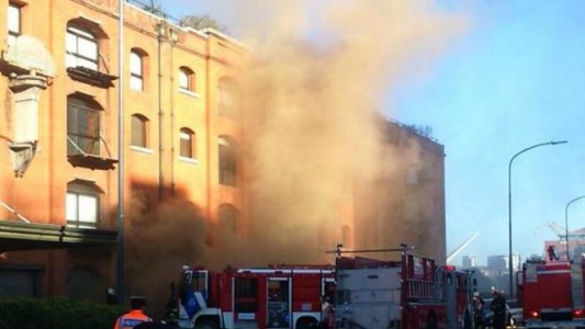 Se incendió un restaurante de Puerto Madero