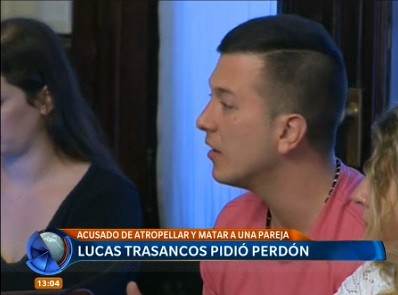 Pidió perdón el joven que atropelló y mató a una pareja