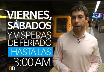 Quieren ampliar el horario del subte