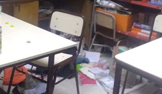 Una escuela de Parque Patricios fue robada por quinta vez en dos meses