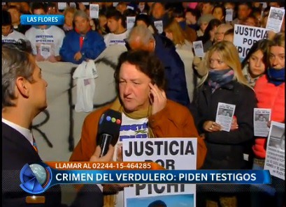 Crimen de "Pichi", el verdulero: marcha en Las Flores para pedir testigos