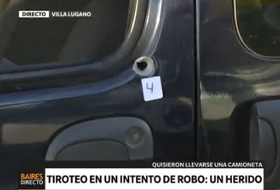 Tiroteo en un intento de robo: un herido